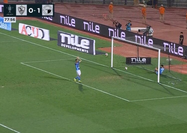 ناصر منسي يتعادل للزمالك في الدقائق الأخيرة أمام بيراميدز
