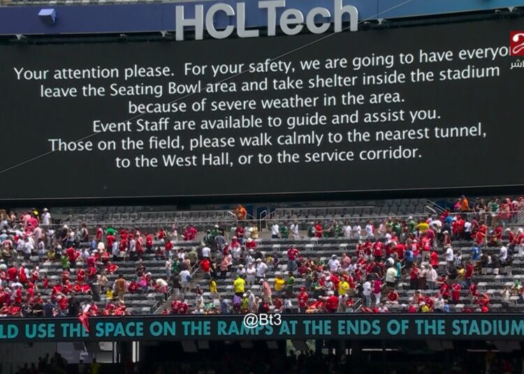 توقف مباراة الأهلي وبالميراس بسبب عاصفة رعدية| اعرف النتيجة