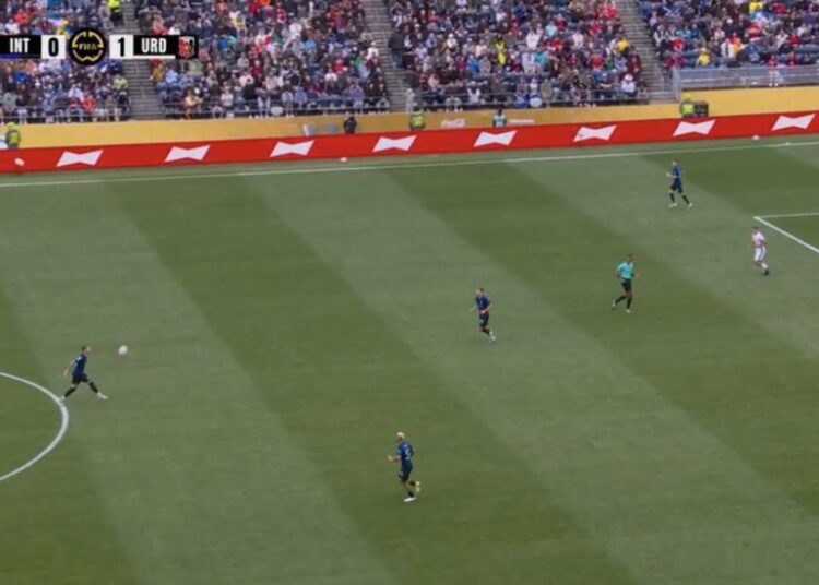 أوراوا يُفاجئ إنتر ميلان في الشوط الأول بكأس العالم للأندية