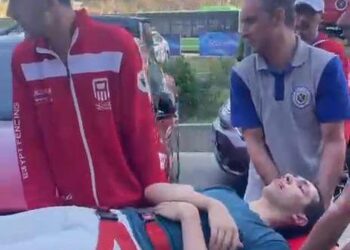 إصابة قوية لمحمد حمزة في بطولة العالم للسلاح بجورجيا