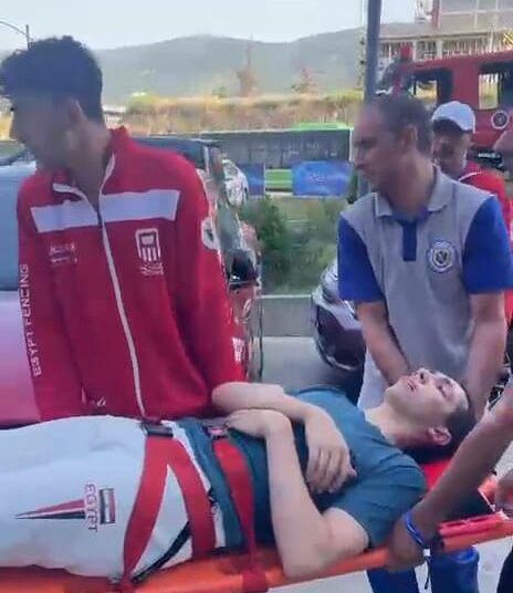 إصابة قوية لمحمد حمزة في بطولة العالم للسلاح بجورجيا