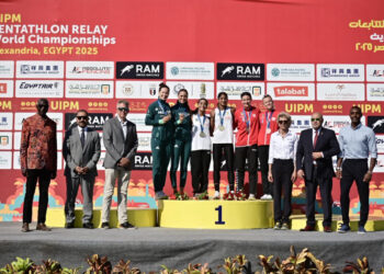 ذهبية عالمية لمصر في تتابع السيدات للخماسي الحديث