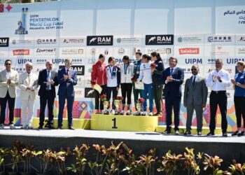 فريدة خليل تتوج بذهبية نهائي كأس العالم للخماسي الحديث بالإسكندرية