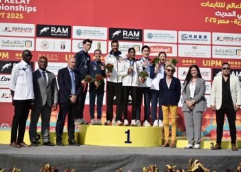 فريدة خليل ومهند شعبان يتوجان بذهبية بطولة العالم للتتابعات للخماسي الحديث