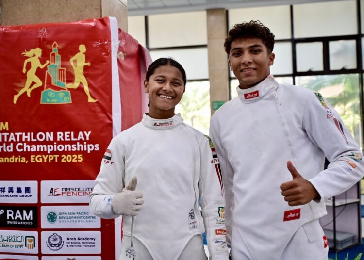 انطلاق منافسات المختلط تحت 17 و19 عامًا ببطولة العالم للتتابعات للخماسي الحديث