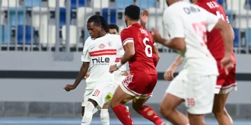 ألفينا وبانزا يقودان الزمالك لصدارة الدوري بثنائية في شباك مودرن