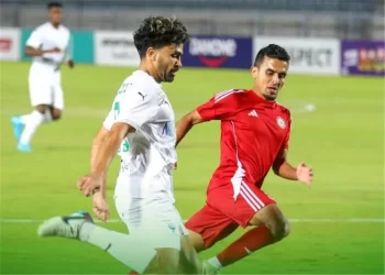 أشرف روقا ينقذ حرس الحدود من الهزيمة أمام المصري في الوقت القاتل