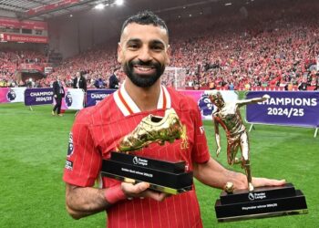 صلاح ينافس هالاند ومبابي وبيلينجهام على عرش أفضل لاعب في العالم