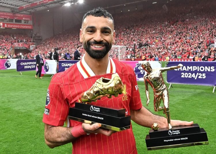 صلاح ينافس هالاند ومبابي وبيلينجهام على عرش أفضل لاعب في العالم