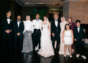 فرحة آل القصاص بزفتي ..وخير الله أول المهنئين