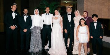 فرحة آل القصاص بزفتي ..وخير الله أول المهنئين