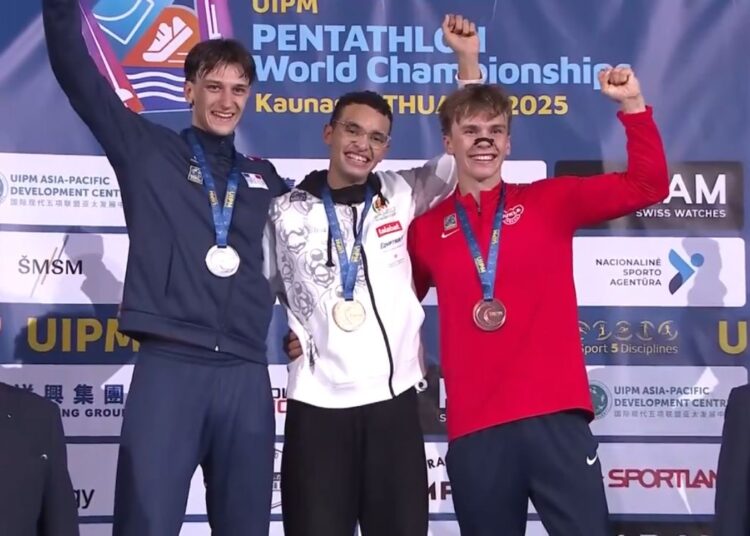 معتز وائل يكتب التاريخ.. أول ذهبية لمصر في بطولة العالم للخماسي الحديث