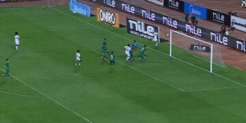 الزمالك ينهي الشوط الأول متفوقًا على المصري بهدف عدي الدباغ