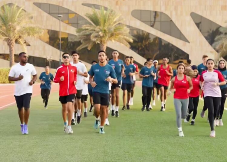 فريق فنى متخصص لاختيار لاعبى نادى أبو ظبي لألعاب القوى