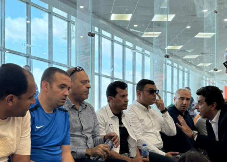 وزراء الشباب والرياضة والإسكان والعمل يشهدون فعاليات بطولة كأس مصر للكاديت للسلاح