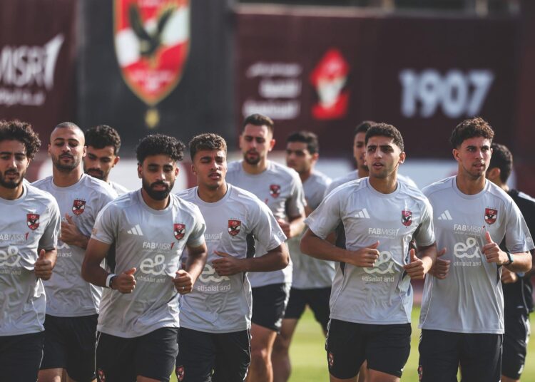 الأهلي يواصل استعداداته لمواجهة إيجل نوار في دوري الأبطال|صور