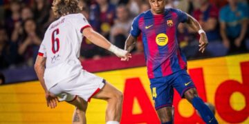 باريس سان جيرمان يهزم برشلونة بهدف قاتل ويتصدر مجموعته في دوري الأبطال