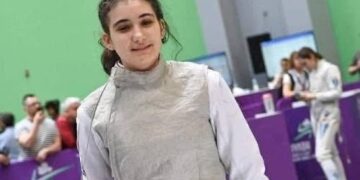 سارة عمرو تفوز بذهبية كأس العالم لسلاح الشيش تحت ١٧ سنة بتركيا