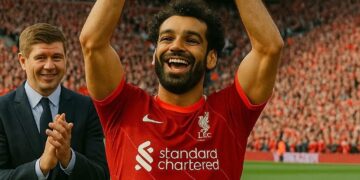 جيرارد يدعم محمد صلاح للفوز بالكرة الذهبية: “يستحقها عن جدارة”
