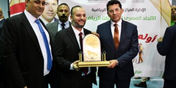 بمشاركة 1000 صحفي وأسرهم..*  *وزير الرياضة يشهد فعاليات النسخة الثانية من أولمبياد الصحفيين بمركز التنمية الشبابية بالجزيرة