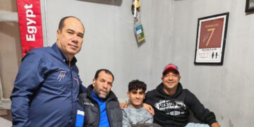 زيارة إنسانية مميزة من إنبي للاعب أدهم فريد