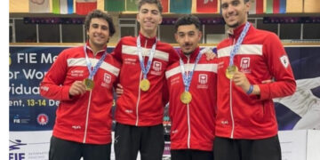 ذهب عالمي جديد لمصر.. منتخب سيف المبارزة للشباب يتوج بكأس العالم في أوزبكستان
