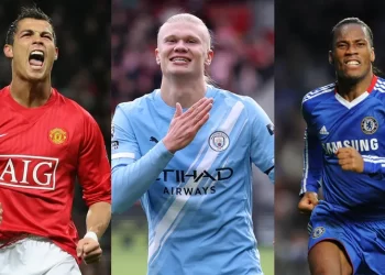 هالاند يتجاوز رونالدو ويتساوى مع دروجبا في عدد الأهداف