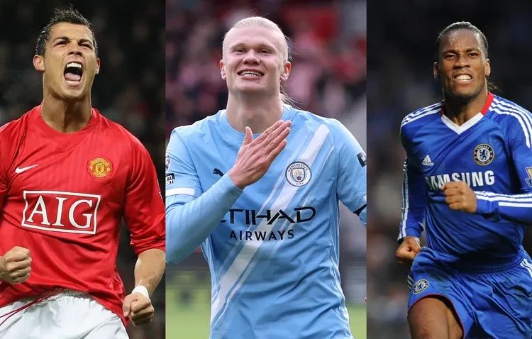 هالاند يتجاوز رونالدو ويتساوى مع دروجبا في عدد الأهداف