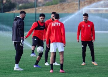 شاهد منتخب مصر يختتم تدريباته استعدادًا لمواجهة أنجولا