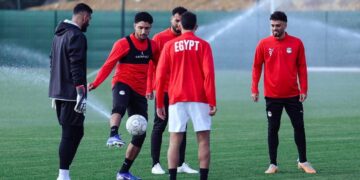 شاهد منتخب مصر يختتم تدريباته استعدادًا لمواجهة أنجولا