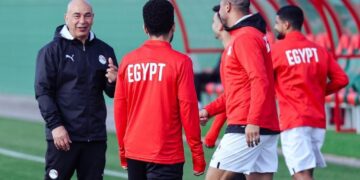 شاهد منتخب مصر يختتم تدريباته استعدادًا لمواجهة أنجولا
