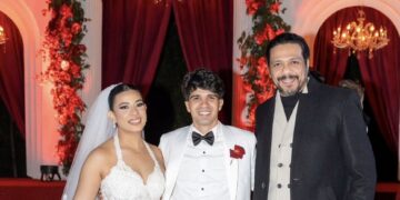 الإعلامي محمد معوض يحتفل بزفاف ابنته شذا
