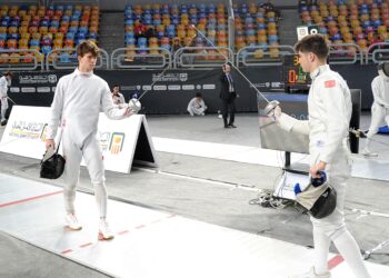 انطلاق منافسات فردي الناشئين بكأس العالم لسيف المبارزة بالقاهرة