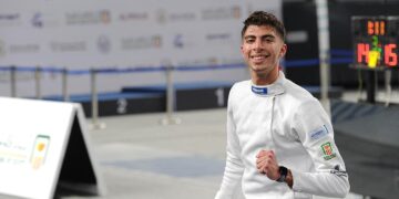 شامل يتوج ببرونزية كأس العالم لسيف المبارزة للناشئين
