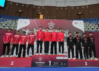 الصين تتصدر بطولة كأس العالم للمبارزة للأشبال والناشئين في الفجيرة