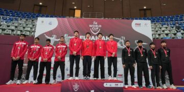 الصين تتصدر بطولة كأس العالم للمبارزة للأشبال والناشئين في الفجيرة