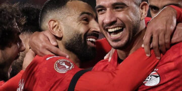 شاهد فرحة نجوم منتخب مصر بعد الفوز على كوت ديفوار