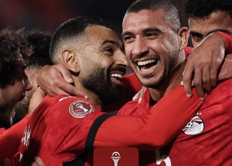 شاهد فرحة نجوم منتخب مصر بعد الفوز على كوت ديفوار