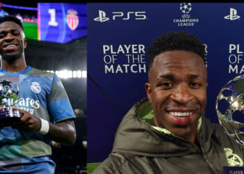 فينيسيوس جونيور يتوج أفضل لاعب في الجولة قبل الأخيرة بدوري أبطال أوروبا