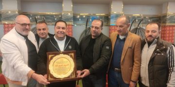 نادي ايفل يكرم الاعلامي السيد خيرالله في أمسية رمضانيه بزفتي