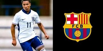 برشلونة يخطف موهبة إنجلترا تافاريس بعد صراع أوروبي