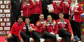 وزير الشباب والرياضة يهنيء السلاح