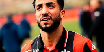 محمد عبد المنعم يظهر لأول مرة مع نيس