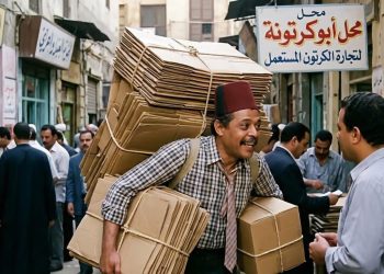 اشتغالات ابو كرتونة بزفتي