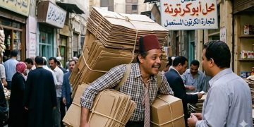 اشتغالات ابو كرتونة بزفتي