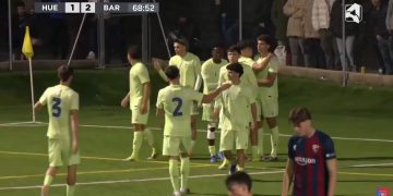 حمزة عبدالكريم يسجل أول أهدافه مع برشلونة