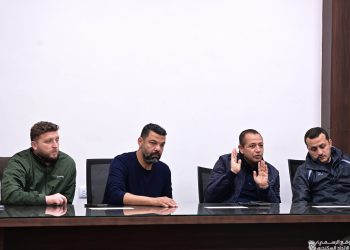 رئيس الاتحاد يشد أزر الجهاز واللاعبين قبل المرحلة الحاسمة