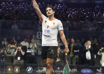 نجم وادى دجلة يوسف ابراهيم يتأهل إلى نصف نهائي بطولة الجونة الدولية للاسكواش 2026