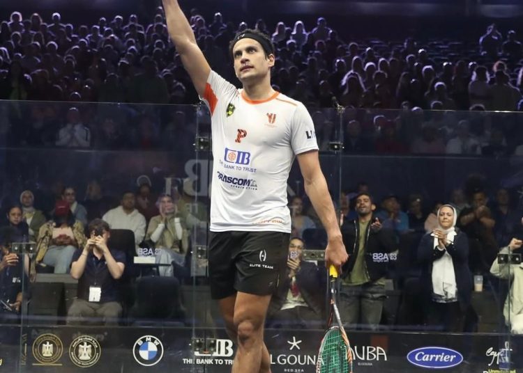 نجم وادى دجلة يوسف ابراهيم يتأهل إلى نصف نهائي بطولة الجونة الدولية للاسكواش 2026