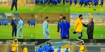 تركيز وجدية في مران الإسماعيلي استعدادًا لمواجهة المقاولون العرب